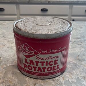 Vintage Chip Tin by So Good Potato Chip Co. St. Louis, MO